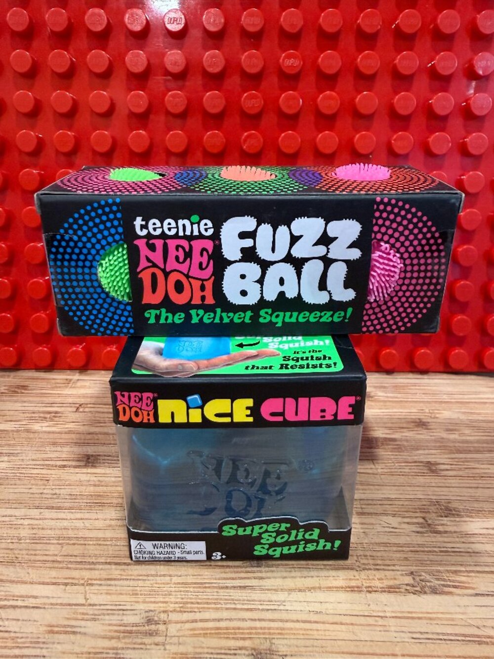 NEW! 🌺 Teenie NeeDoh Fuzz Balls & Nice Cube duo! Ships 🚀 !
